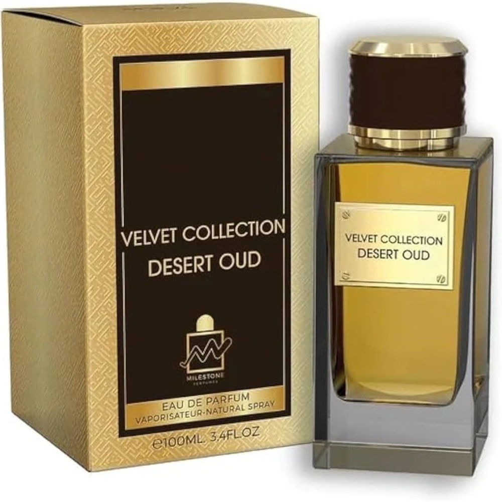 Velvet Collection Desert Oud Eau de Parfum by Milestone Perfumes.